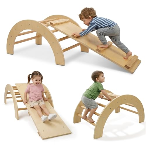 509 Crew Zoo 2in1 Kletterbogen mit Rutsche/Kletterbrett-Set...