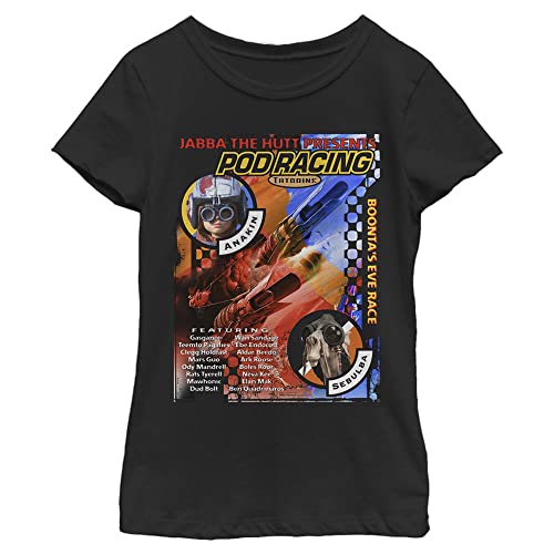 T-shirt Star Wars Jabba pour fille idéal pour les journées d'école et de loisirs