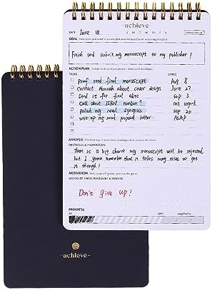 Goal Planning Notepad - A5 Goal Setting Journal For Project Actio...