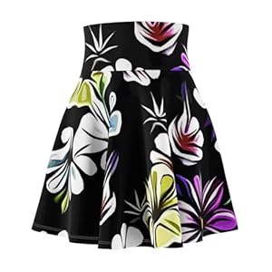 Flair & Flow Women’s All-Over Print Skater Skirt – Vibrant Patterns for Every Occasion