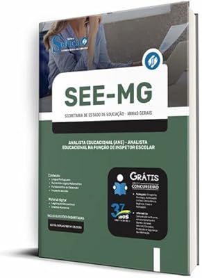 Apostila SEE-MG 2023 - Analista Educacional - Inspetor Escolar  