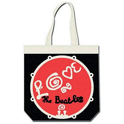 Rock Off - The Beatles Tote Bag Love Drum