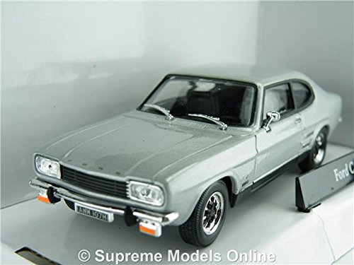 FORD CAPRI MK1 CAR MODEL SILVER 1:43 SIZE SPORTS COUPE 1960'S T3