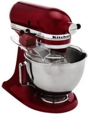 KitchenAid 4.5 Quart Tilt Head Stand Mixer, Gloss Cinnamon Dark Red Color