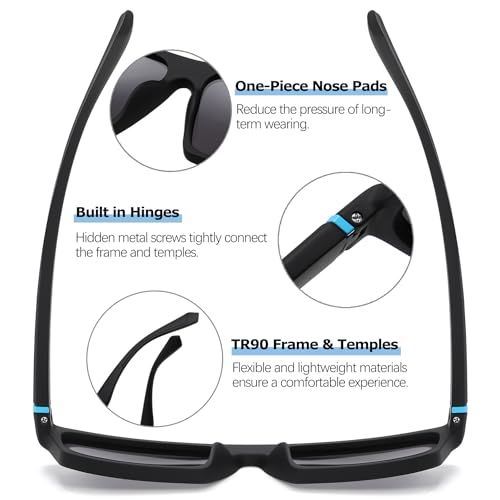 Polarized Sunglasses Men Women Unisex Square Dark Sun Glasses Fashion Sunnies Driving Fishing SY60774