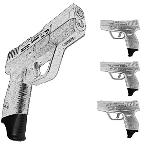 E-ONSALE Pack of 4 1.25 Inch Extra Long Grip Extensions Fits Taurus PT740 & PT709 Slim (PT709-XL/ 4PCS)