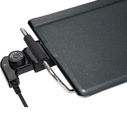 Z SwissHome Schweizer Zuhause dunkel - 1800 W Grill Grill - 47 cm Kochoberfläche - 5 Level Heizungssteuer, Schwarz, SH-6629-S