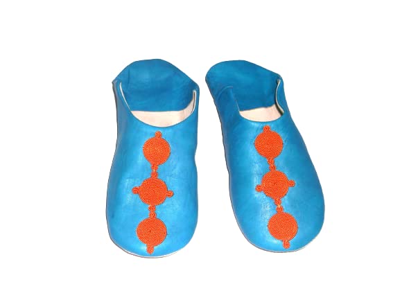 Babouche Slippers Moroccan Marakech Berber Leathe Women Handmade Traditional 2019 Model Mdl Decorated