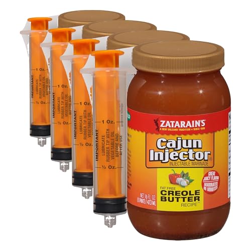 Zatarain's Cajun Injector Fat Free Creole Butter Recipe Injectable Marinade