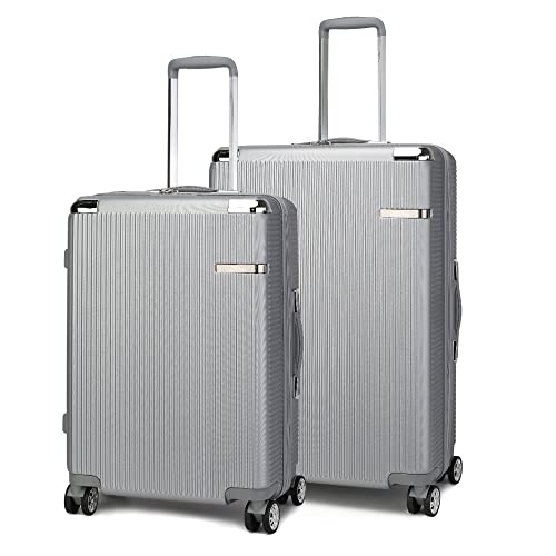 MKF Collection Suitcase Set Large & Extra Large Fashion Travel Spinner Hardshell Lightweight 4 Wheels Luggage