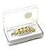 Jewel Town Custom Fit 14k Gold Plated Hip Hop Teeth Open Hollow Grillz Caps Bottom Grill