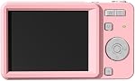 Compact Mirrorless Digital Camera 1300W 3-Inch LCD For Students, Portable Sliding DSLR-Style Camera For Photography And Videography(Silver)