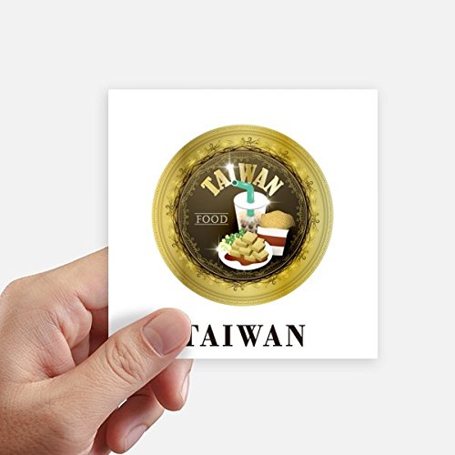 Autocollants Taiwan voyage alimentation sticker ordinateur mural