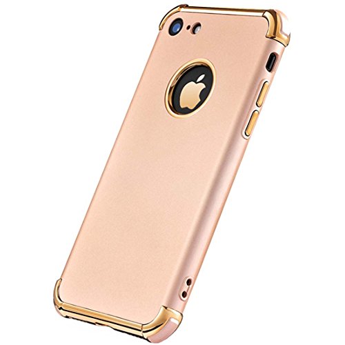 Tverghvad for iPhone 7/8 Case, Ultra Thin Flexible Soft Matte Phone Case Compatible for iPhone 7/ iPhone 8 (Gold)