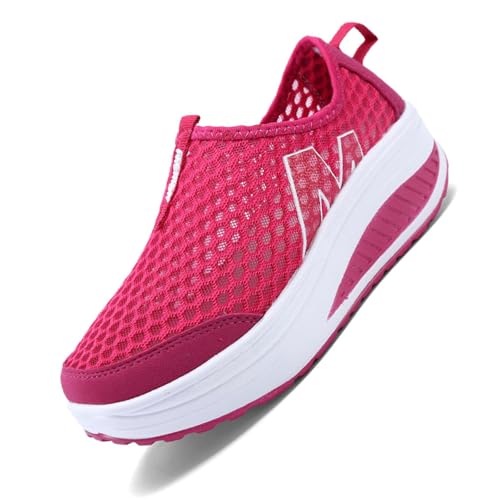 Sneakers ete baskets compensées pieds larges orthopédiques