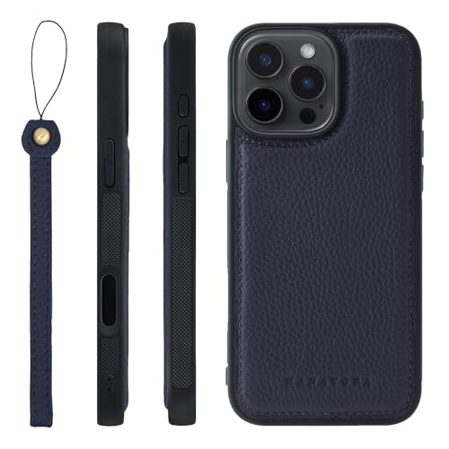 HANATORA for iPhone 16ProMax �P�[�X �{�v �ϏՌ� �o���p�[�^ �X�}�z�P�[�X �X�}�z �X�g���b�v �t�� �V�������N���U�[ �M�t�g �l�C�r�[ SPGGZ-16ProMax-Navy
