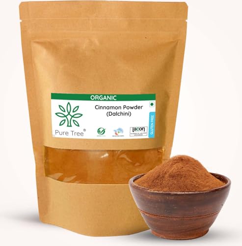 Image of Pure Tree Certified Organic Dalchini Powder | 850 g | Organic Cinnamon Powder | Dal Chini Powder Indian Spices Aroma & Flavour | Gluten Free Cineman Dalchini