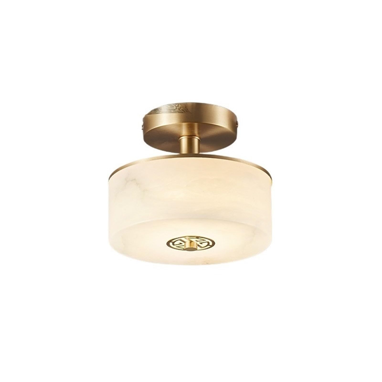 Bx9rE7tK3g Ceiling Light Simple Modern Round Copper Ceiling Lamp Balcony Entrance Corridor Marble for Living Room