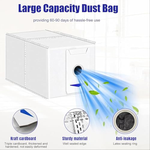 ECOVACS antibakterieller Staubbeutel, für DEEBOT T30 PRO Omni / T30 Omni Saugerroboter, 3er-Pack, Originalzubehör