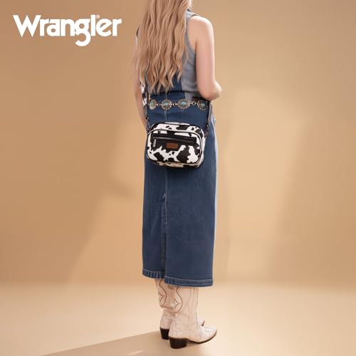 Image of Wrangler Crossbody Bag for Women Multi Pocket Crossover Bag Shoulder Pursea with Adjustable Strap