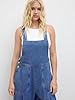 CIDER Overalls for Women Denim Pocket Buckle Up Wi... #2