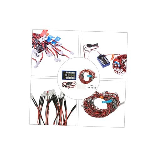 Kit led para crawler RC con luces traseras ajustables y sistema de bajo consumo 3