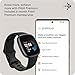 Fitbit Versa 4 Smartwatch (Bundle) – GPS Fitness Tracker with Fast Charger & Cleaning Cloth, 40+ Exercise Modes, Heart Rate, Sleep, Step, & Workout Tracking for Android & iPhone, Black/Graphite