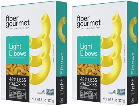 Fiber Gourmet Low Net Carb Pasta Elbow Macaroni - 2 Pack