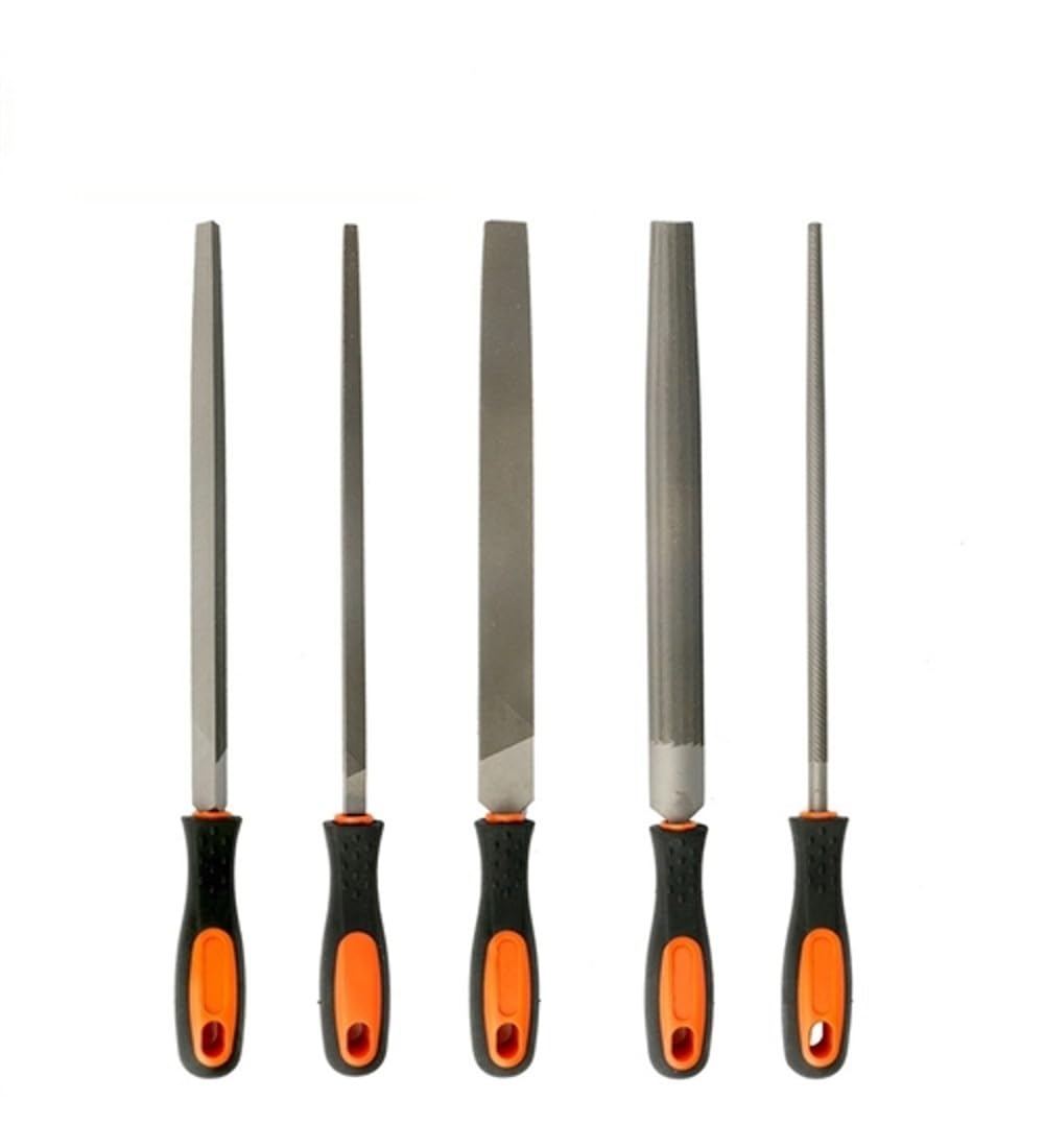 Nicholson 22150HIN - Set di lime con manico, 5 pezzi, colore: Verde