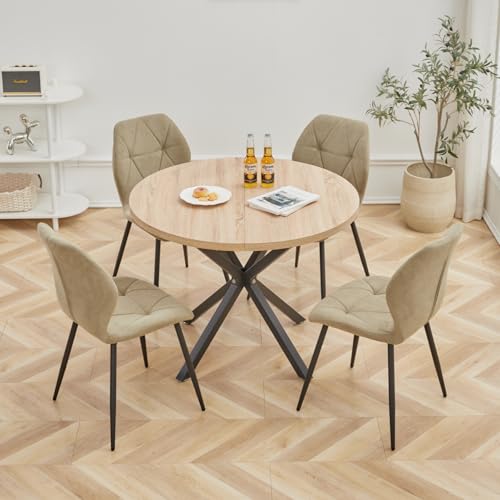 GrandCA HOME Juego de Mesa y Sillas de Comedor