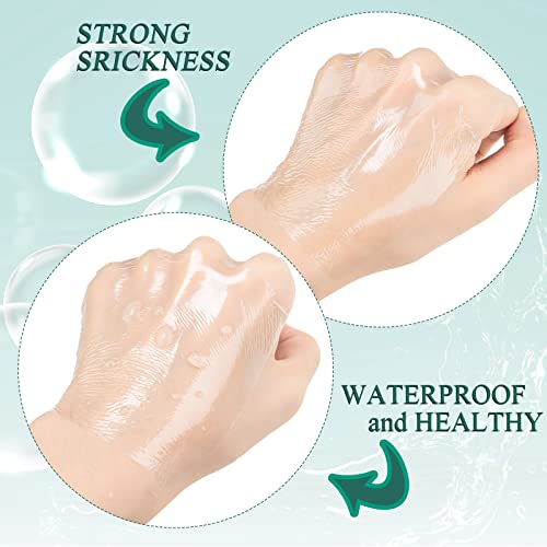120 Pieces Transparent Stretch Adhesive Bandage Waterproof Bandage Transparent Film Dressing Clear Bandages Waterproof Tattoo Bandages Shower Patch Film Cover Bandages, 6 Sizes (Square) #TOP4