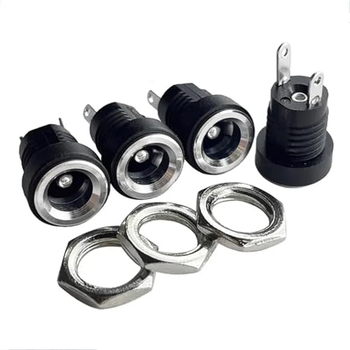 Connecteur femelle CC 5.5x2.1mm DC-022B pour eliminer les faux contacts d'alimentation sur panneau CC