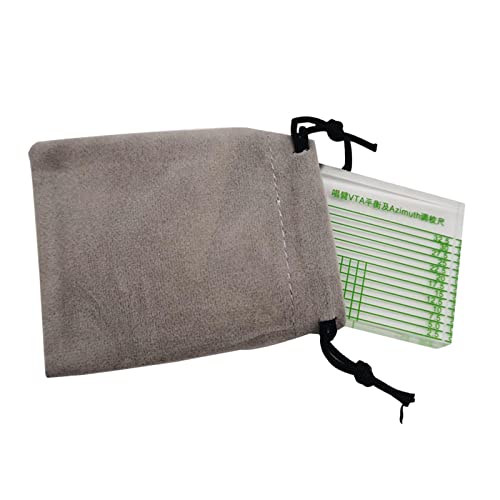 AsrMyjcx Acrylic Turntable Azimuth Alignment Block Player VTA Setup Tool