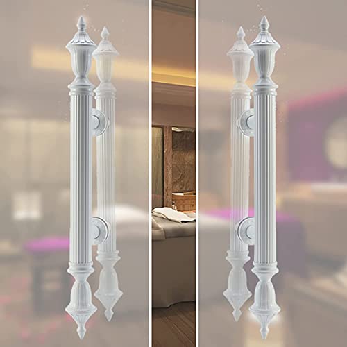 Poignée de porte push pull en acier inoxydable rustique et durable
