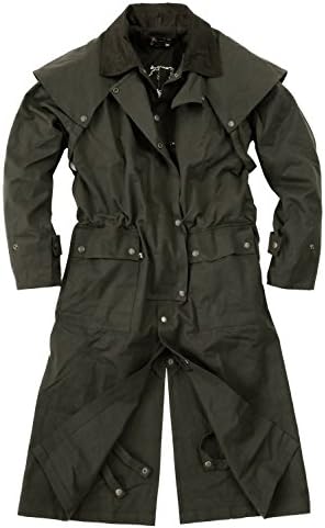 Kakadu Australia Cowboy Saddle Slicker Rain Coat Duster –Workhorse Full Length Unisex