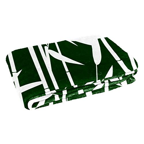 Couverture imprimé feuilles de bambou au design raffiné - 3