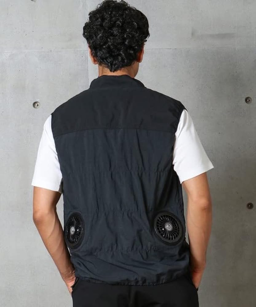 【美品】ヤヌーク　空調服　ベスト　メンズビキ 美品】ヤヌーク 空調服 ベスト メンズビキ