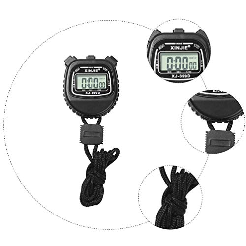 CLISPEED Cronômetro Digital Cronômetro Cronógrafo Cronômetro de Contagem Regressiva Com Pulseira Ala