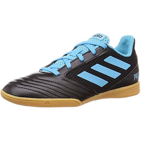 adidas Predator 19.4 IN SA Fußballschuhe, Mehrfarbig (Core Black/Bright Cyan/Solar Yellow 000), 38 EU Cover