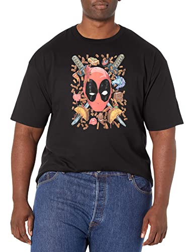 T-Shirt Homme Marvel Coquillages et Tacos vêtement geek coupe ajustée