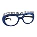 P'tit Clown 35992 Lunettes Plast Géantes Paillettes - Enterrement de Vie de Garçon - Multicolore