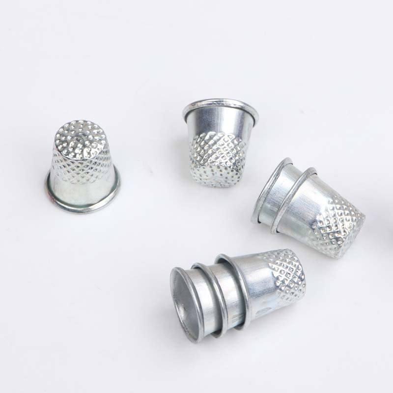 5pieces Hand DIY silver metal thimble sewing accessories for finger pressing protection
