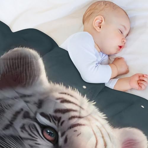 Manta de tigre para sofá que transforma tus tardes de cine en el salón 4