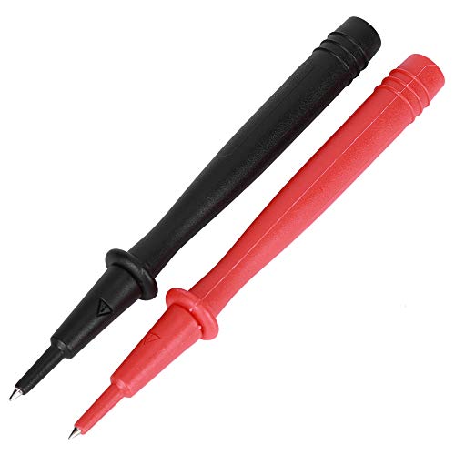 Image of Multimeter Probe, Soft Voltmeter Accessory Copper End 2PCs Plated with 2mm Needle for Banana Socket Tester for Industry for Multimeter Test Leads