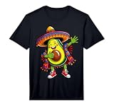 Dancing Avocado Fiesta Mexican Party Dabbing Cinco De Mayo Performance T-Shirt
