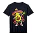 Dancing Avocado Fiesta Mexican Party Dabbing Cinco De Mayo Performance T-Shirt