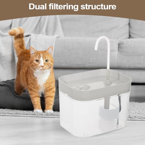 Fuente de Agua para Gatos 1.5L Dispensador Automático miniatura 4