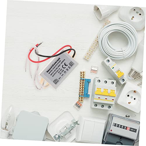 Homoyoyo Conversor De Driver De LED 120V Para 12V Adaptador De Tomada De LED 12V Para Tomada De Pare