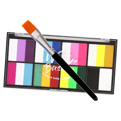 Didiseaon 8-color Face Painting Supplies Water Soluble Paints for Adults Boys and Girls Halloween Cosplay Makeup
