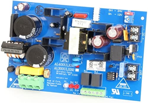 Altronix AL400ULXB2 Power Supply Charger, Single Class 2 Power Output, Filtered and Electronically Regulated Output, 12VDC @ 4A or 24VDC @ 3A Supply Current, Input 115VAC, Board